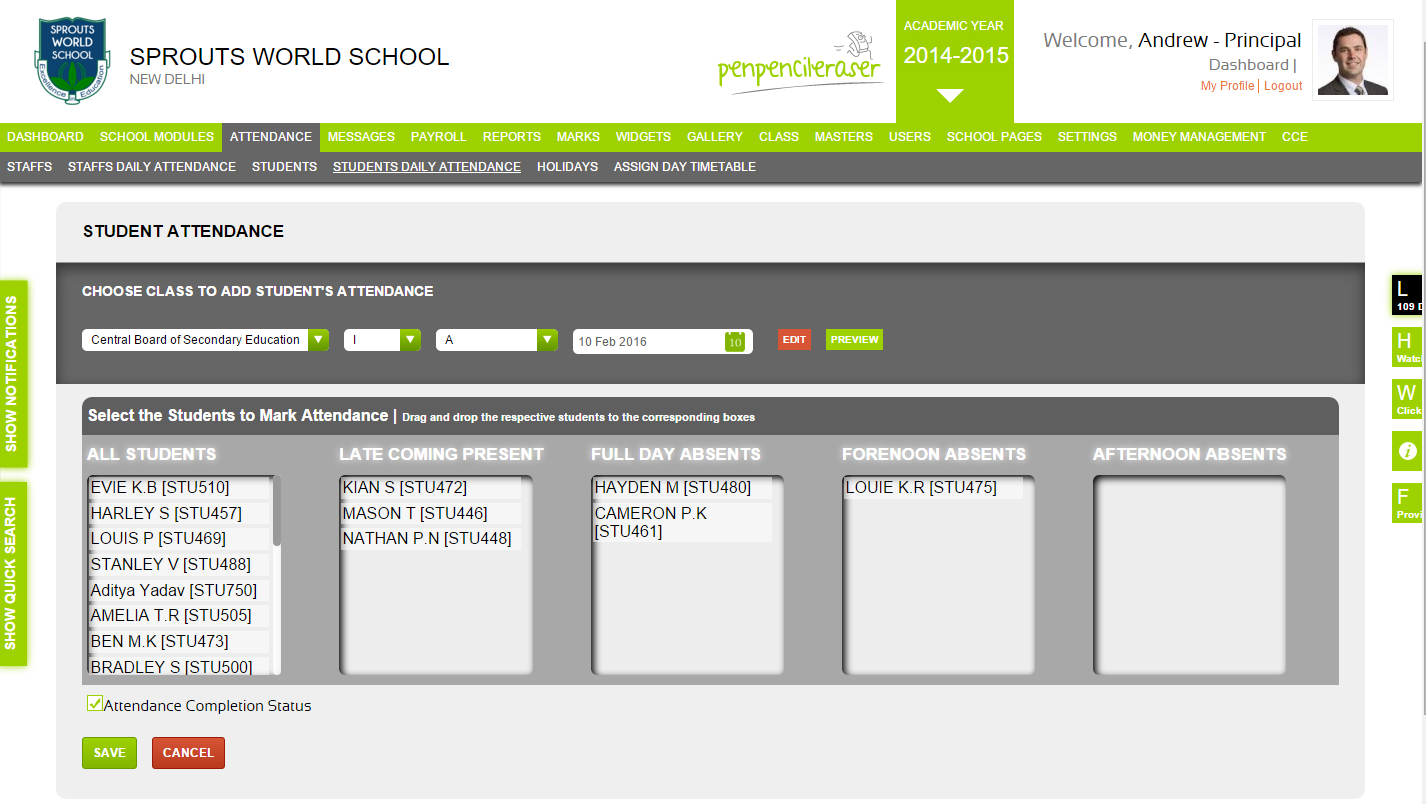 Attendance Module